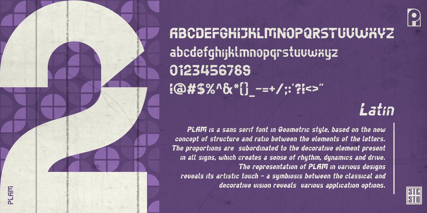 Plam Rounded Italic Font preview